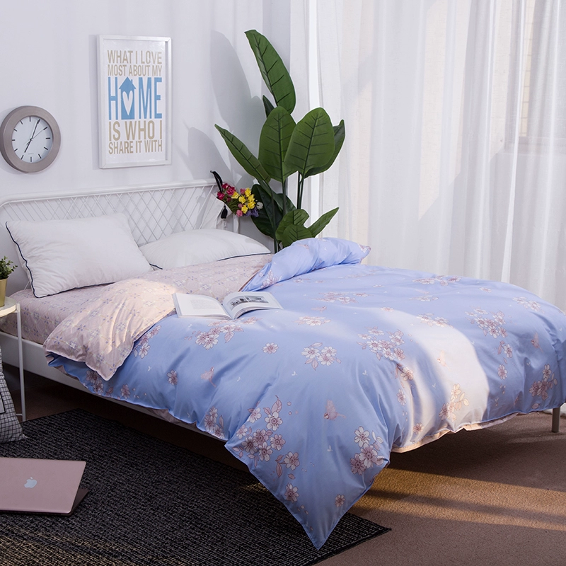 Học sinh một mảnh đơn ký túc xá chăn với 1,5 / 1,8 / 150 180 200 220 2 m m đặt đúp - Quilt Covers chăn tơ tằm