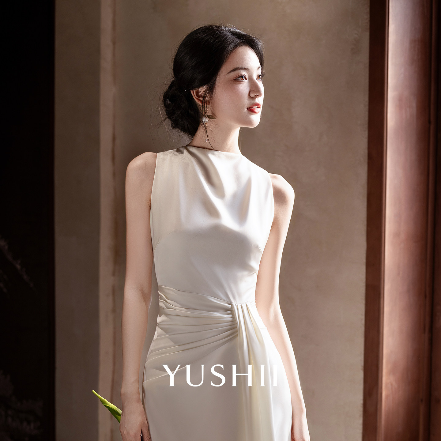 Свадебное платье для помолвки YUSHII 