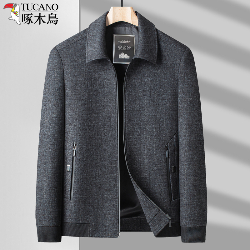 Woodpecker Brand New Spring and Autumn Jacket for Middle-Aged and Elderly Men, Grandpa's Top, Middle-Aged Dad's Clothing, Elderly Men's Clothing Woodpecker Brand New Spring and Autumn Jacket for Middle-Aged and Elderly Men, Grandpa's Top, Middle-Aged Dad's Clothing, Elderly Men's Clothing