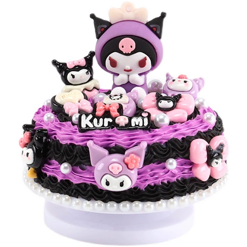 Детская кремовая музыкальная шкатулка ручной работы, мультяшный набор материалов, милый картхолдер, креативный комплект, «сделай сам», подарок на день рождения