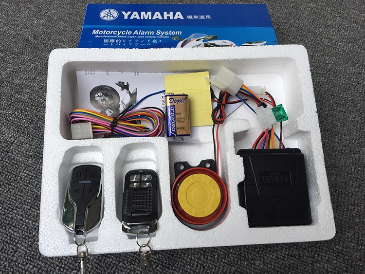 Báo động sửa đổi xe máy phổ thông Honda một nút khởi động Báo động chống trộm xe tay ga có chìa khóa - Báo động chống trộm xe máy khoa chong trom xe