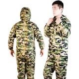 Камуфляжный дышащий тонкий комплект для работы, рабочая одежда