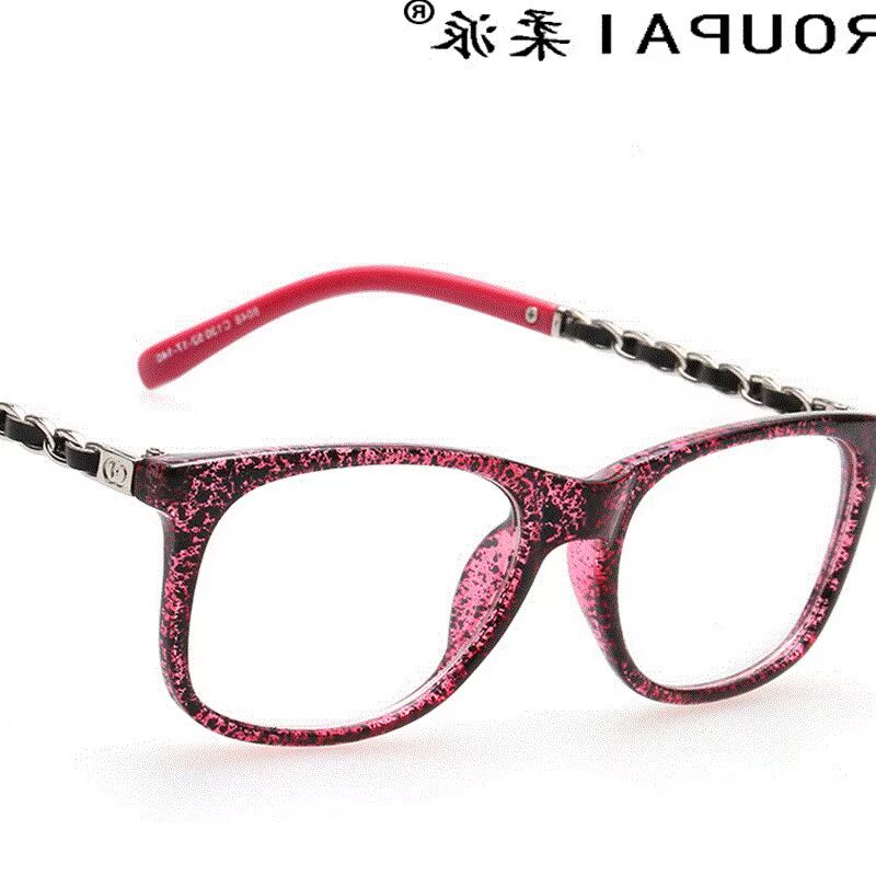 Kính retro kính trơn kính gọng kính nữ đầy đủ thanh lịch kính mắt điện biên phủ