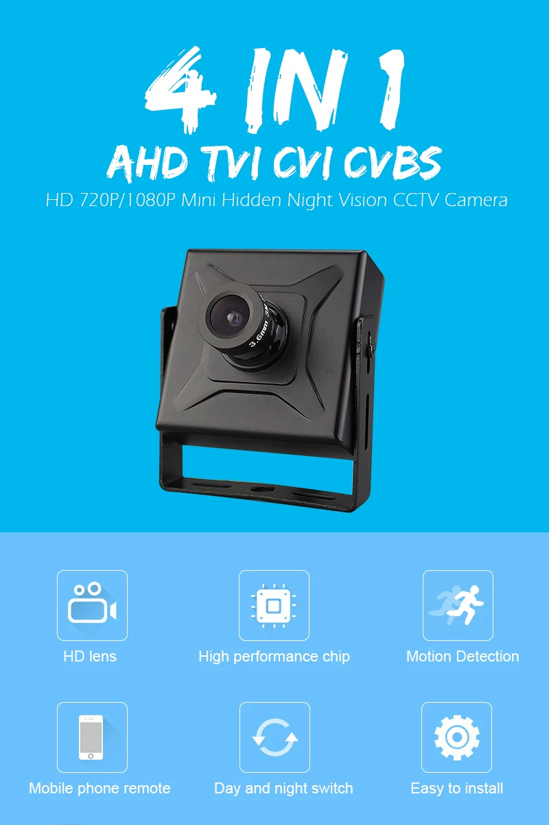 Ini Ahd Security Camera 1080p 720p CCTV Camera