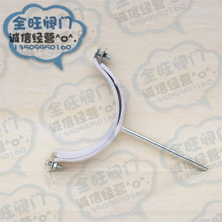 Plant price direct selling galvanized coated rubber iron hanging yard pipe bracket PVC pipe clamp pipe clamp pipe clamp drain pipe