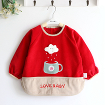 Clouds Rainbow Corduroy Children Girls Autumn and Winter Thickened Cotton Waterproof Coat Baby Clothes Baby Clothes Cute