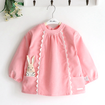 Cute rabbit corduroy children Boys Boys Girls autumn and winter waterproof cover baby kindergarten rice clothes