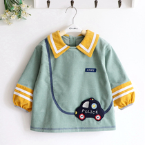 Police car out corduroy children boys autumn and winter thick cotton waterproof cover baby clothes cartoon cute