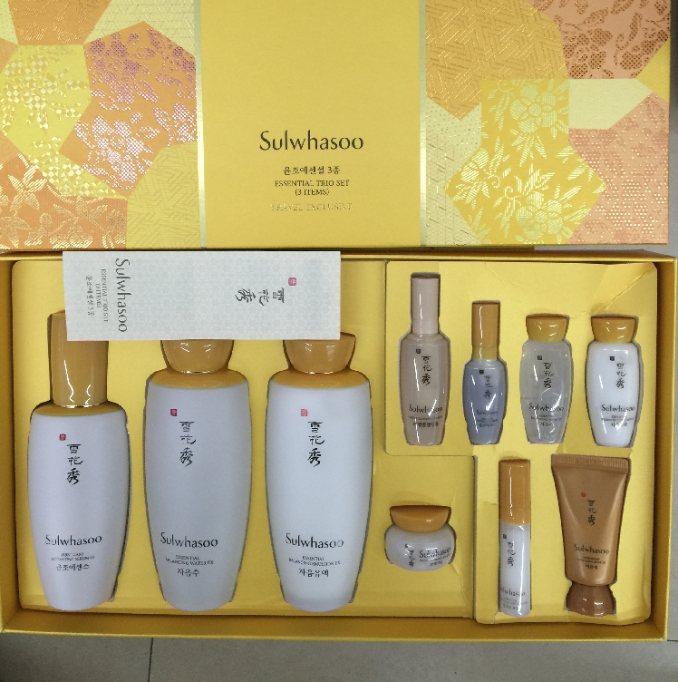 韩国代购Sulwhasoo雪花秀 滋阴3件套盒水乳润燥精华三件套装