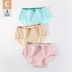 Đồ lót nữ IDF cotton cotton giữa eo cô gái đồ lót sóng ngọt ngào thoải mái thoáng khí cô gái tóm tắt - Tam giác Tam giác