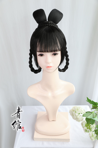 Chinese Hanfu wig princess fairy cosplay hair wig Chang'e ancient costume ancient style cos wig Han Fu Girl Ru skirt Feitian wig 