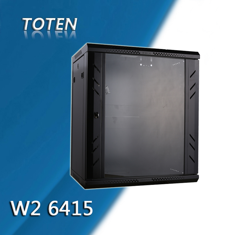 W2 6415 (TOTEN) Totem Cabinet 15U Network Cabinet Server Switch Wall Hanging Cabinet Cabinet is small