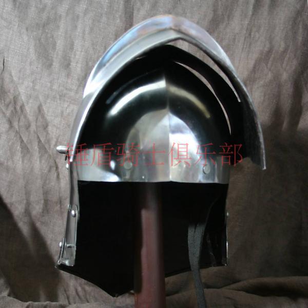 Sharel-Style Helmet (1480) Made in India, Historical Reenactment, Metal Historical Facts, Handicraft, Inquiry