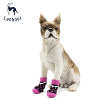 Носки для любимых собак VIP Teddy Barlem Puppy Puppy Elastic Anti -Smooth теплые хлопковые носки установлены два стиха носков
