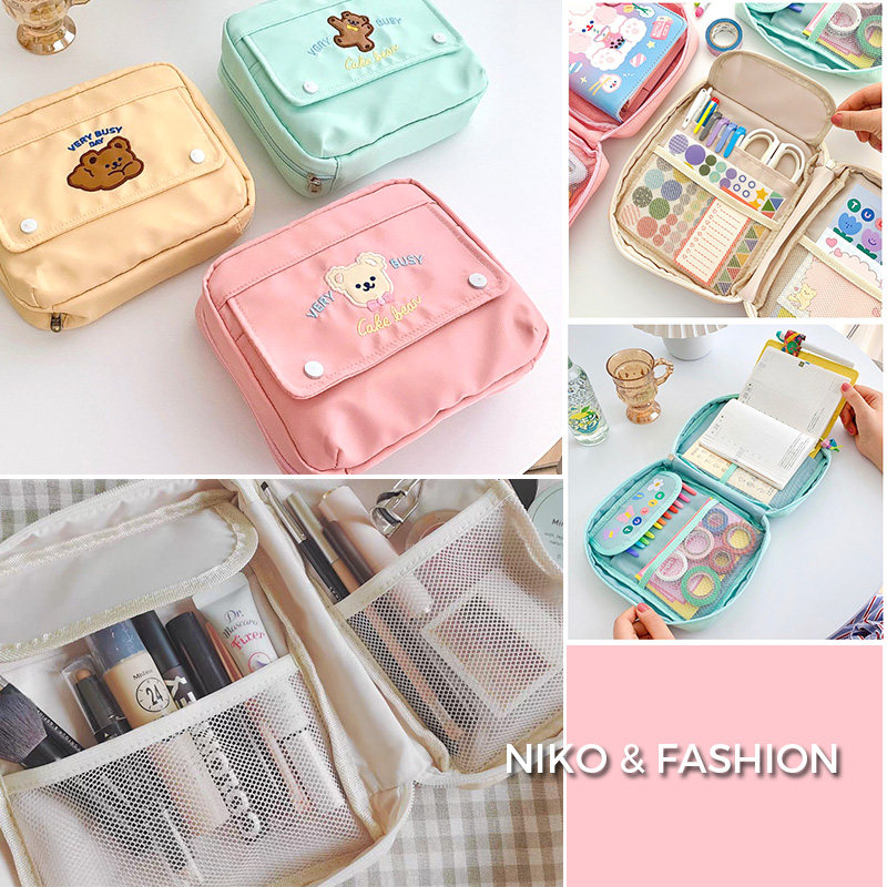 Soft cute girl nylon waterproof storage bag inner bag multi-functional travel storage bag