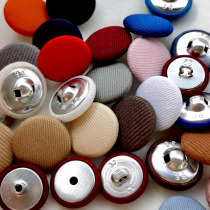 Bag Buttoned red brown Even dress shirt suit clothes big button caramel peacock green blue round 100 hitch