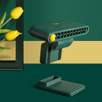 Computer hanging screen fan live desktop office student dormitory charging small fan clip-type mobile phone stand fan