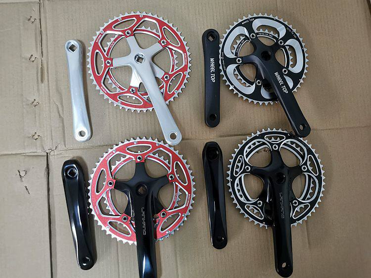 Road car folding car modified car big tooth disc BCD130 53T 39T 50T 34T double disc tooth disc leg 175L