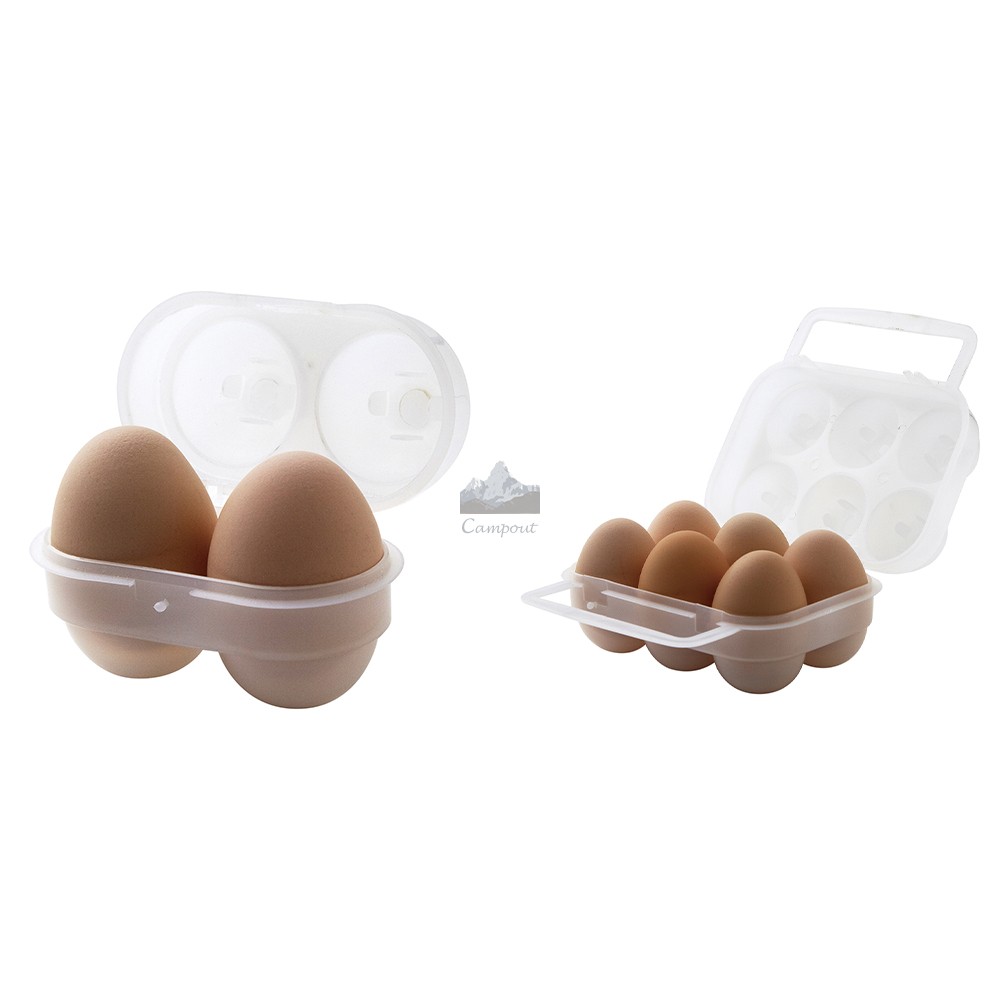 Logos EggCase Leger's egg box egg rack outdoor camping protection eggs 2 6 clothes-Taobao