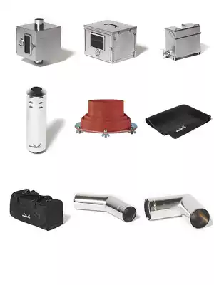 WINNERWELL Nomad tent furnace-L accessories water tank oven anti-scalding chimney storage bag