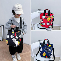 Girl Cute Single Shoulder handbag Cartoon Cartoon Primary School Kids backpack boys Handsome Gas Campus Skew Satchel children