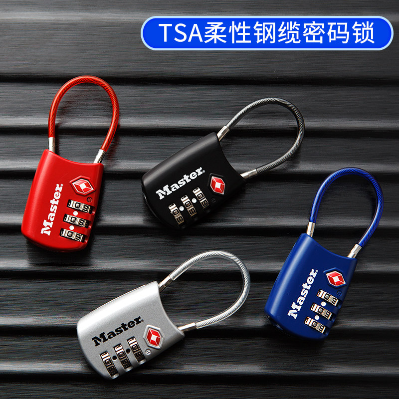 USA Amster Lock 4688MCND Customs Lock TSA Code Lock Luggage Bag Travel Padlock