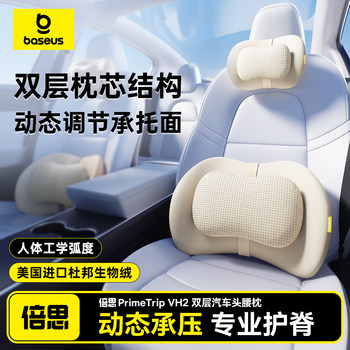 Baseus Car Headrest, Car Pillow, Neck Pillow, Cushion, Car Seat Pillow, Lumbar Support, Neck Support Pillow, Lumbar Support Cushion