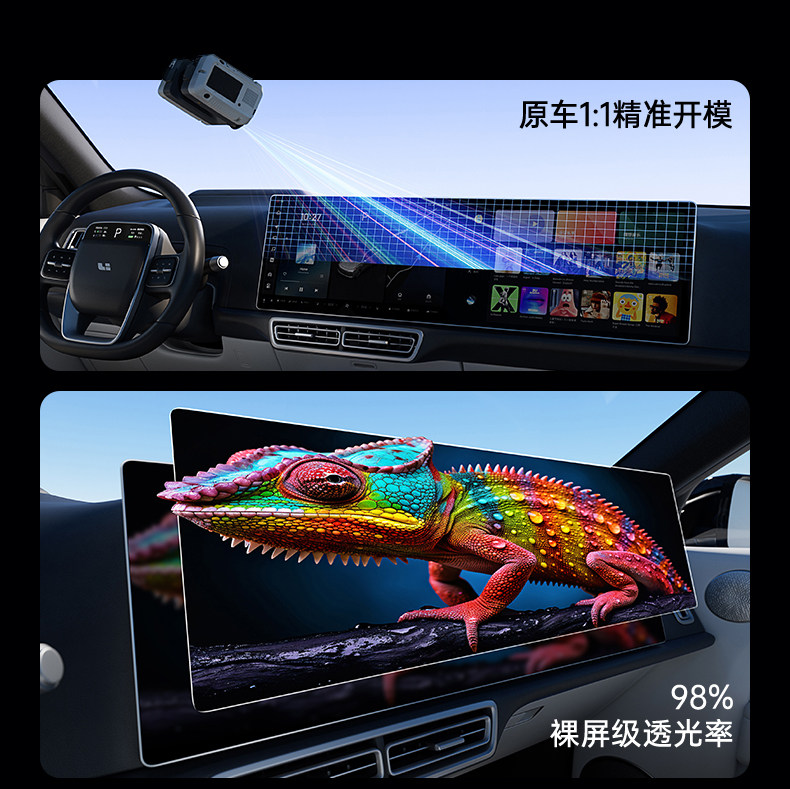 Защитная пленка для авто 倍思适用于适用于理想l6/l7/l8/l9/mega屏幕膜车型25款导航膜车载 Baseus