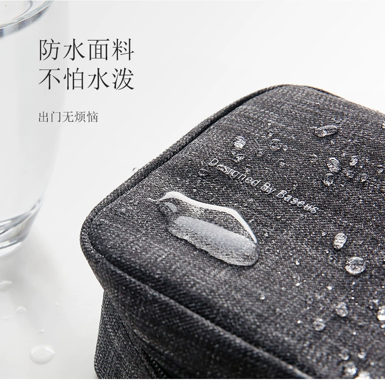 Tốt nhất cáp dữ liệu lưu trữ túi kỹ thuật số đa chức năng gói hoàn thiện sạc đĩa cứng di động U đĩa kê tai nghe hộp hộp đựng tai nghe có dây