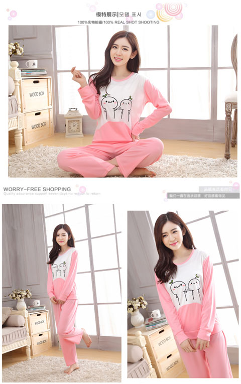 Bộ đồ ngủ mùa xuân và hè hè Quần dài tay cotton mỏng dành cho nữ có thể mặc bên ngoài bộ đồ cotton phục vụ trong tháng bộ thể thao nam đẹp