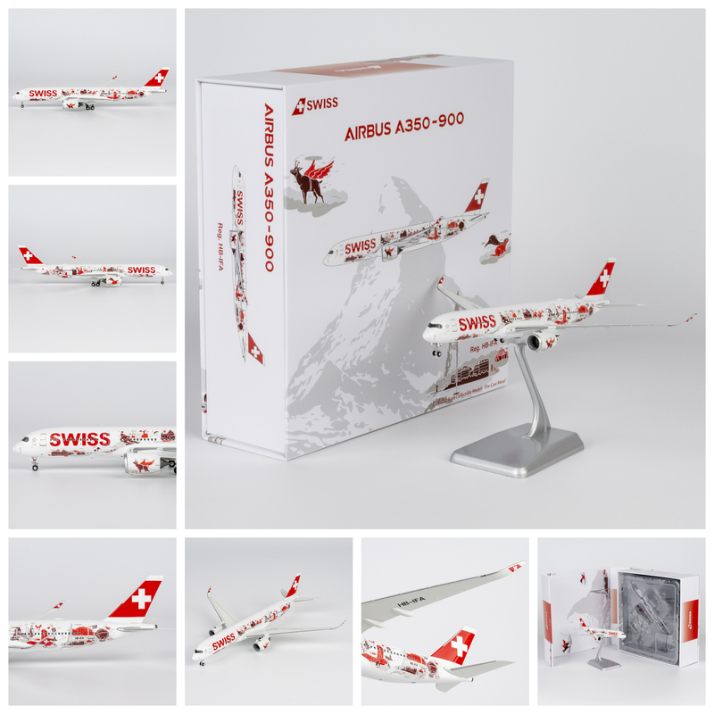 Ng 39100/39114 Swiss Airlines A350-900 Hb-Ifa Alloy Aircraft Model 1//400