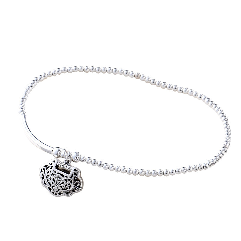 Chaine de cheville Femme en Argenterie - Ref 3101450 Image 5