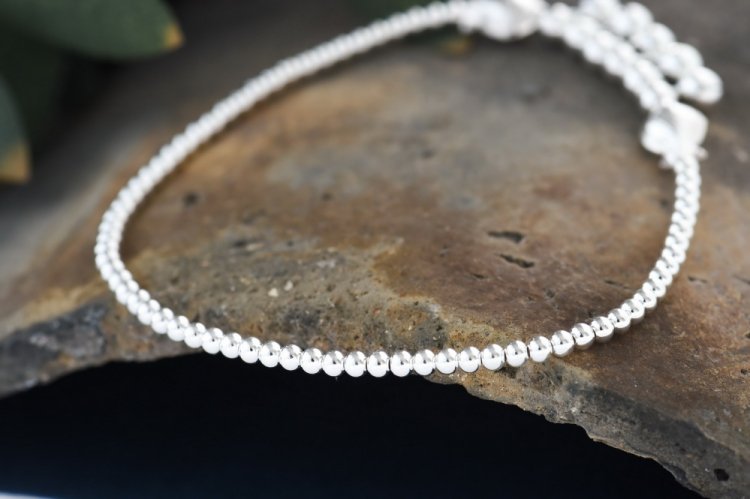 Chaine de cheville Femme en Argenterie - Ref 3103956 Image 4