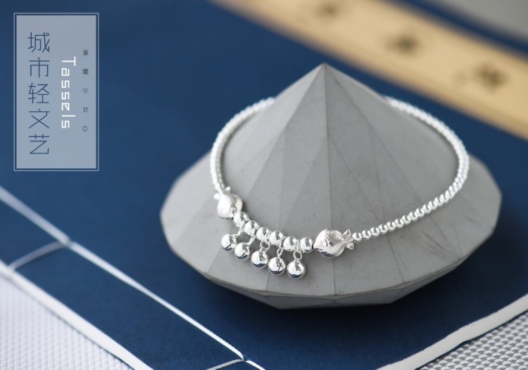 Chaine de cheville Femme en Argenterie - Ref 3103956 Image 9