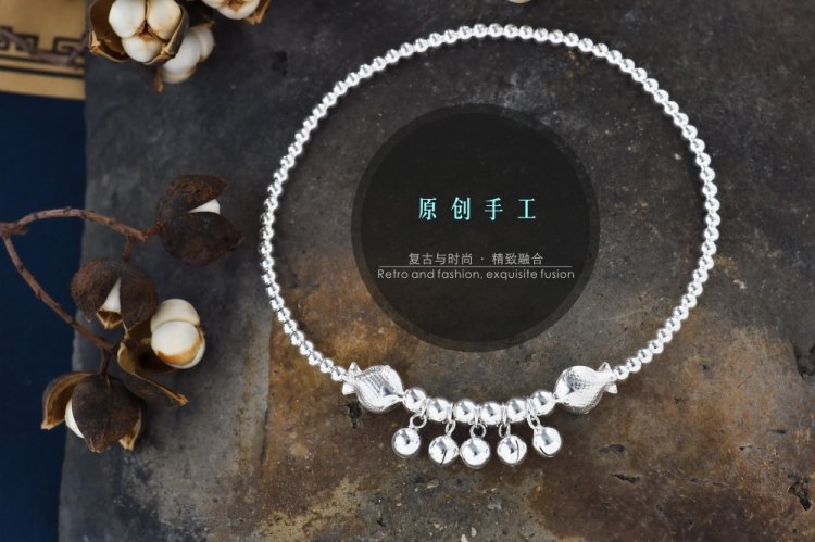 Chaine de cheville Femme en Argenterie - Ref 3103956 Image 7