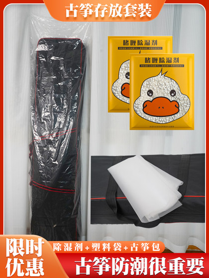 Guzheng 방습, 방진 및 곰팡이 방지 세트 보관 보관 제습 완전 밀봉 가방 163 범용