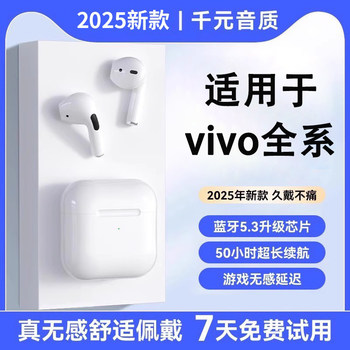 Bluetooth Wireless Earphones 2025 New Model Suitable for Vivoiqoo High-Quality Sound Dedicated Official Original Genuine Flagship