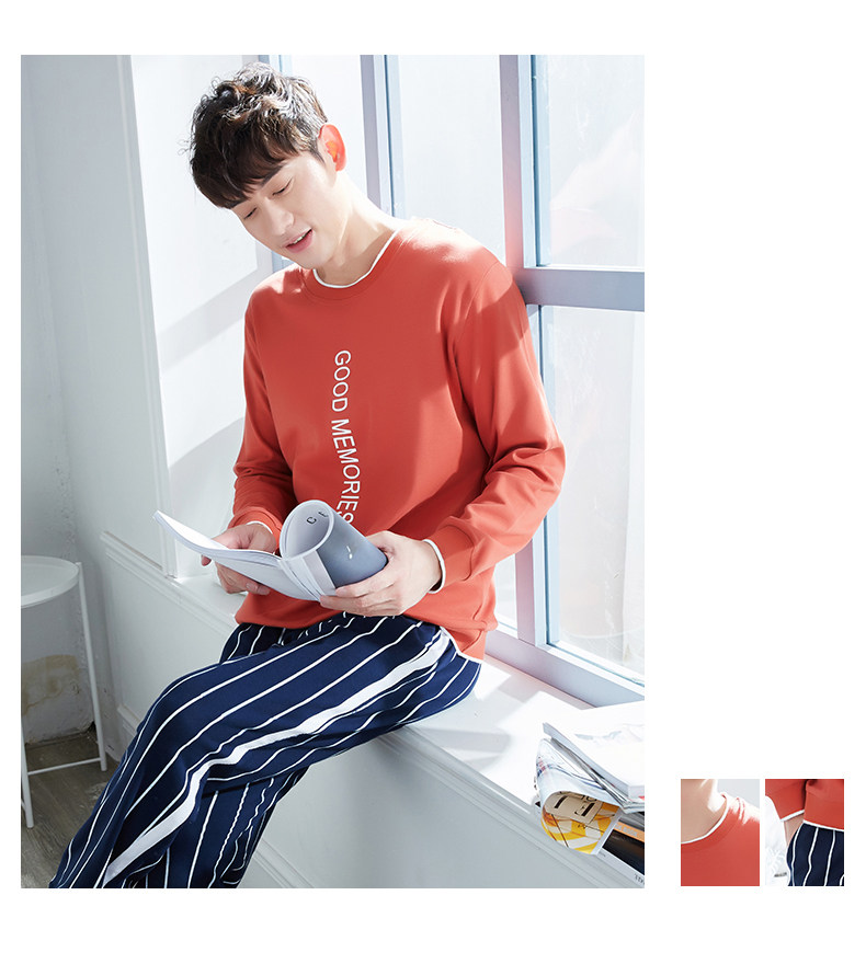 Pyjama mixte en Coton à manches longues - Ref 3005904 Image 18