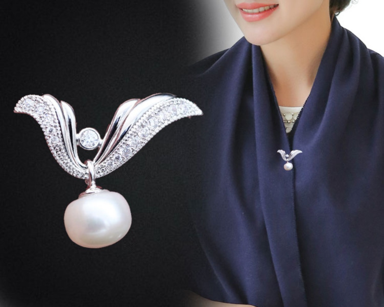 Mini chống ánh sáng trâm nữ đơn giản linh hoạt áo sơ mi pin phụ kiện áo khoác trâm cài cúc áo len pin trâm hoa cài áo