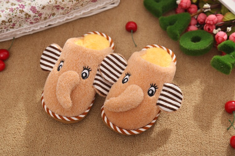 Pantoufles enfants en suède pour hiver - semelle autre - Ref 1006553 Image 11