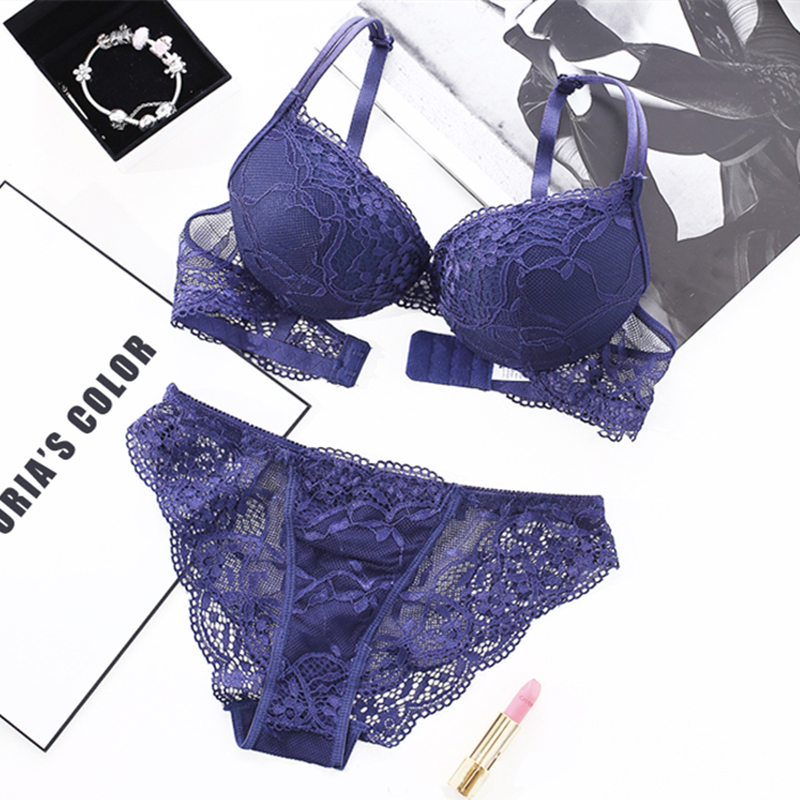 Small Bust Push-Up Bra Set for Women, Thin Bra Set, Adjustable Anti-Sagging Bra, Sexy Lace Bra Set Small Bust Push-Up Bra Set for Women, Thin Bra Set, Adjustable Anti-Sagging Bra, Sexy Lace Bra Set