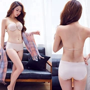 Treo cổ áo ngực đẹp ngực nhỏ thu thập đồ lót vô hình gợi cảm nhiều kiểu mặc ren đen lưng trong suốt