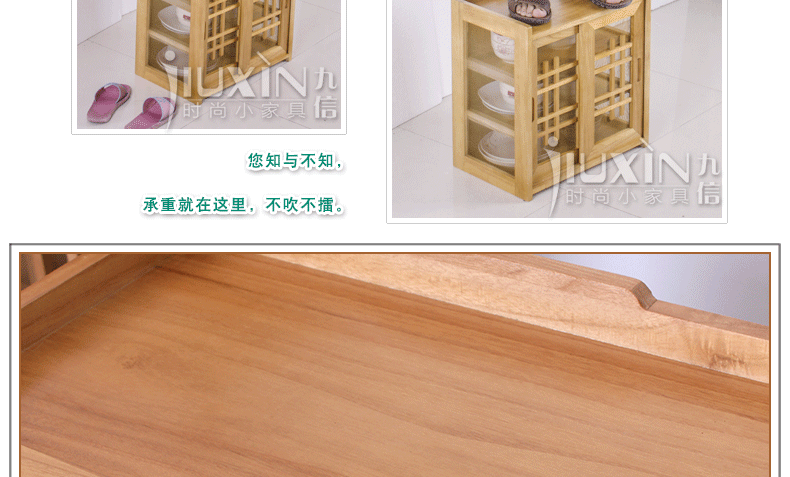 Tủ bếp gỗ đặc có thể treo tường tủ bếp bộ đồ ăn lưu trữ tủ gỗ màu tủ chống ruồi - Buồng giá sách đẹp