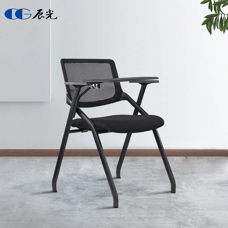 Brief Meeting Room Student Chairs With Table Board Meeting Chair Training Chair With Writing Board Can Fold