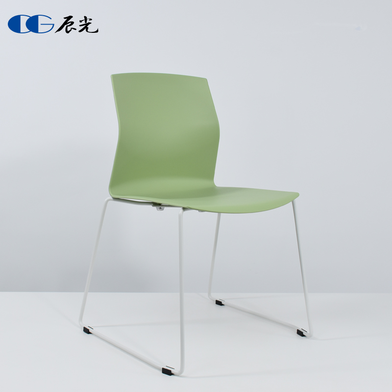 Minimalist 100 hitch office Guest Talk Conference Chair Training Chair Stackable Plastic Classroom Seat No Armrests