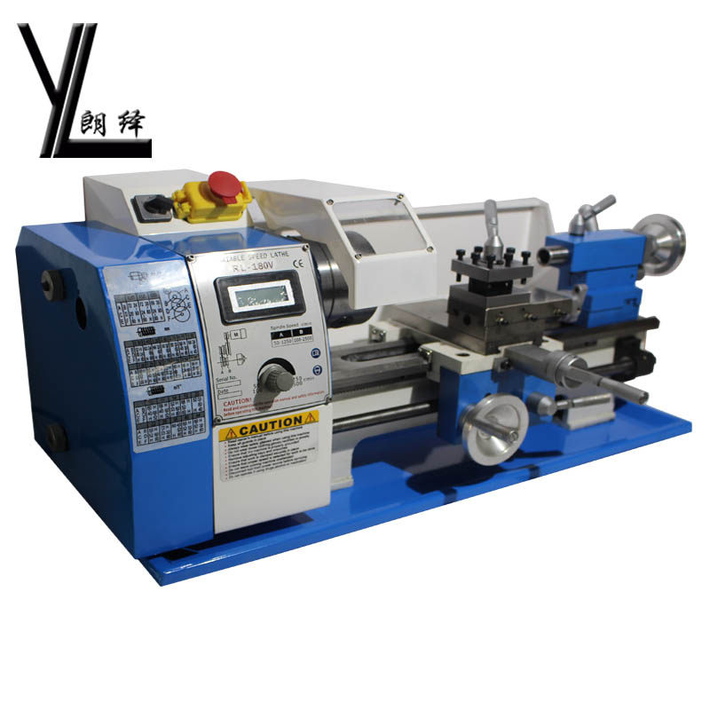 Multi-function lathe precision metal lathe carpentry lathe brushless motor speed adjustment precision lathe