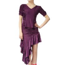 Betty Dance Dress PACK HIP Hip Folds Little Mermaid Latin Dance Dress B48 y73 Latin Dance Dress Performance Suit