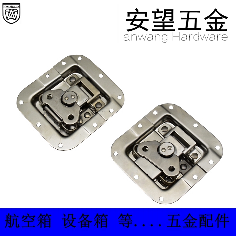 Looking Stainless Steel 304 Pressed Side Large Butterfly Gui Buttoned Aero Box Cabinet Box ALUMINUM CASE WOODEN CASE LOCK CATCH