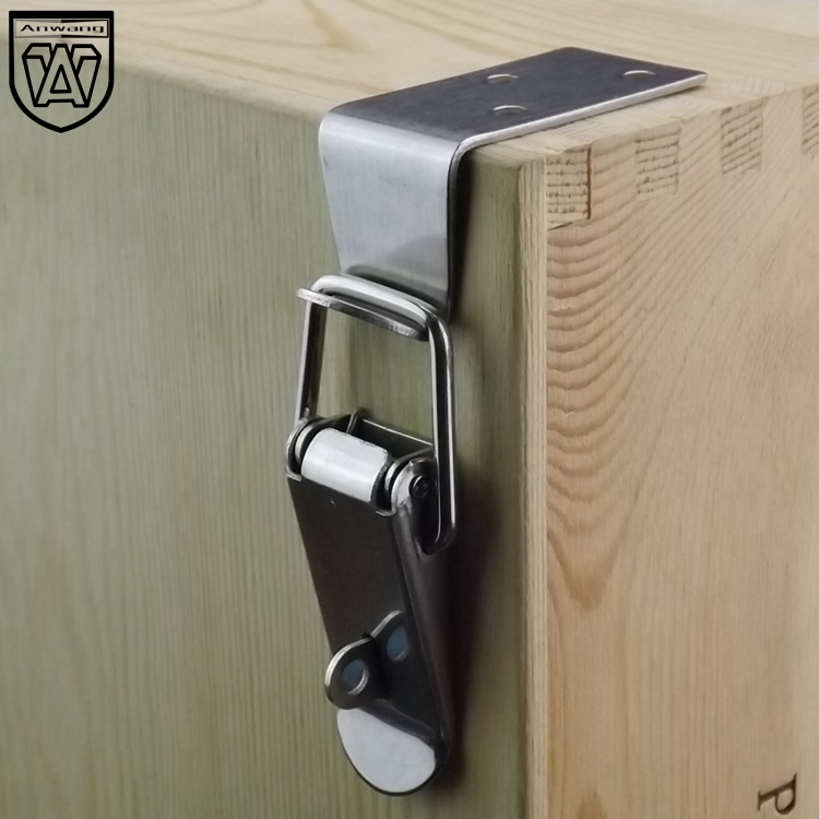 Stainless steel buckle padlock Lock Catch Box DUCKBILL BUCKLE CASE TAPED SPRING BUCKLE BEE BOX FOR THEFT AGAINST THEFT BAGS