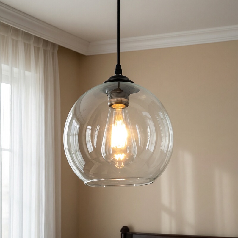Industrial Style Retro Creative Personality Art Restaurant Simple Bar Clothing Store Open Transparent Glass Bubble Chandelier Industrial Style Retro Creative Personality Art Restaurant Simple Bar Clothing Store Open Transparent Glass Bubble Chandelier